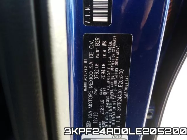 3KPF24AD0LE205200 фото 2