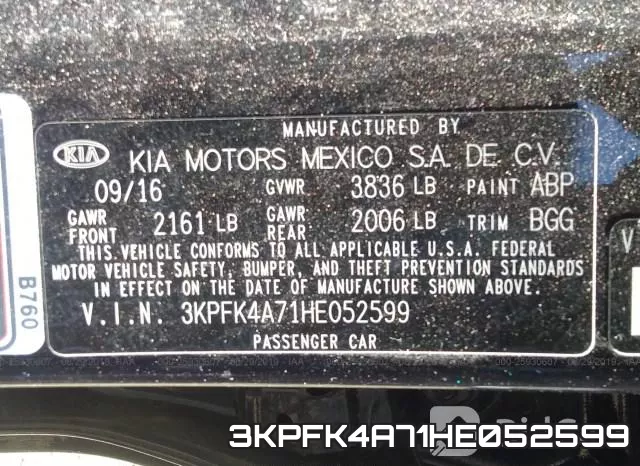 3KPFK4A71HE052599 фото 9
