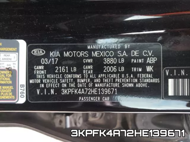 3KPFK4A72HE139671 фото 2