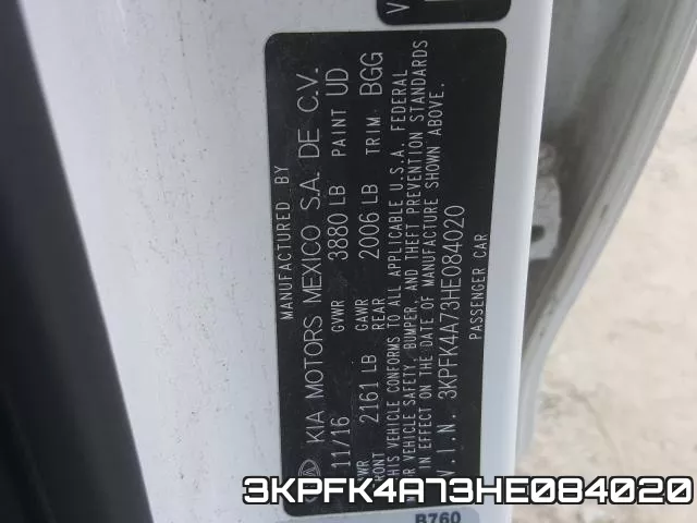 3KPFK4A73HE084020 фото 2