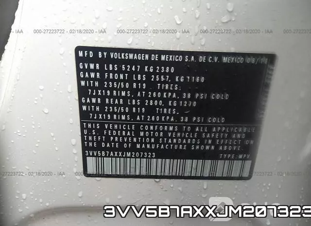 3VV5B7AXXJM207323 фото 10