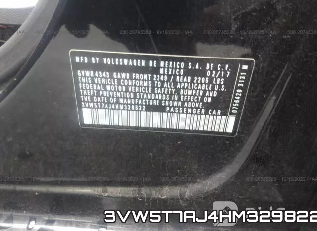 3VW5T7AJ4HM329822 фото 10