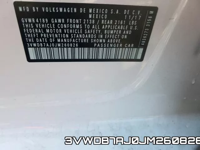 3VWDB7AJ0JM260826 фото 2