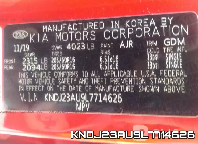 KNDJ23AU9L7714626 фото 10