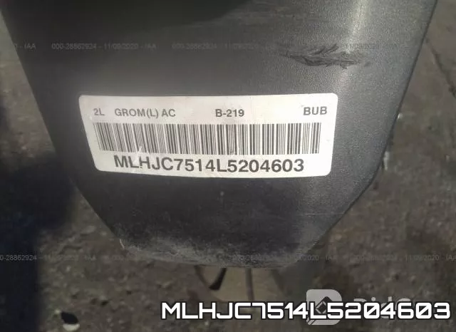 MLHJC7514L5204603 фото 2
