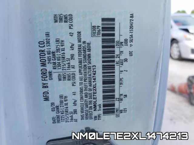 NM0LE7E2XL1474213 фото 2