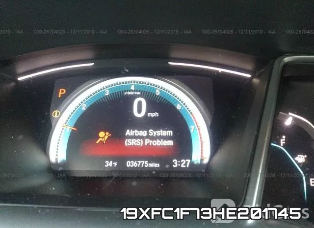 19XFC1F73HE201745 фото 8