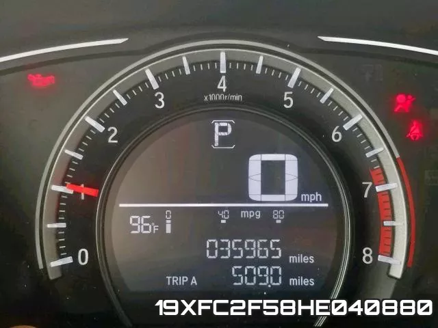 19XFC2F58HE040880 фото 9