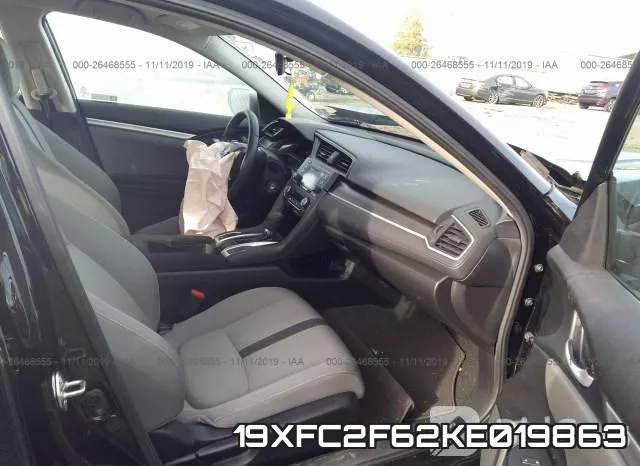 19XFC2F62KE019863 фото 6