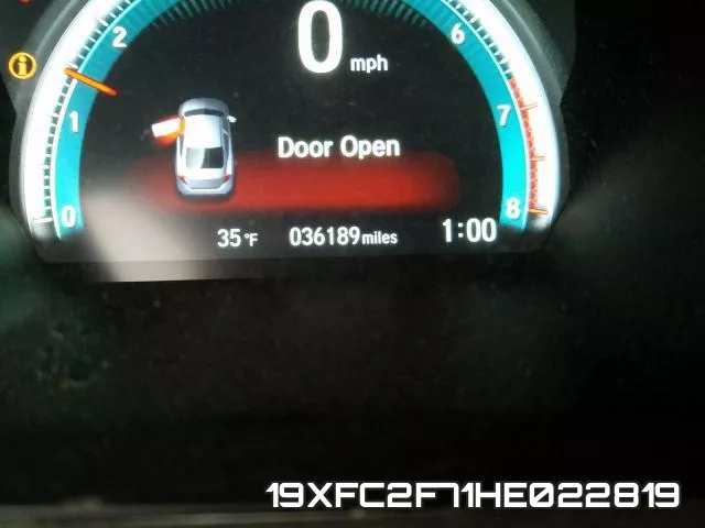 19XFC2F71HE022819 фото 9
