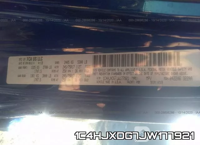 1C4HJXDG7JW177921 фото 10