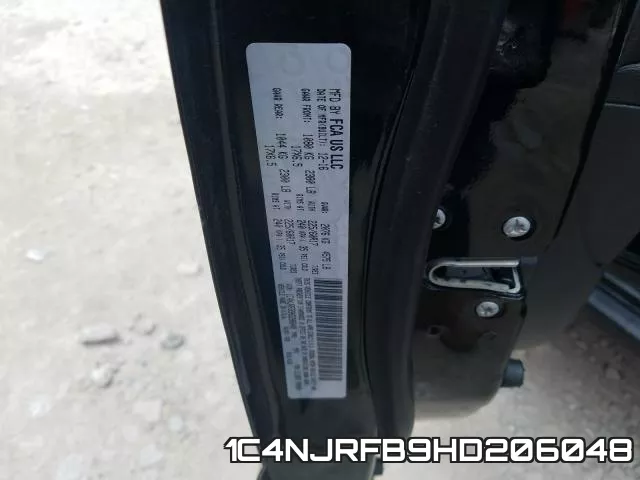 1C4NJRFB9HD206048 фото 2