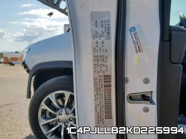 1C4PJLLB2KD225994 фото 2