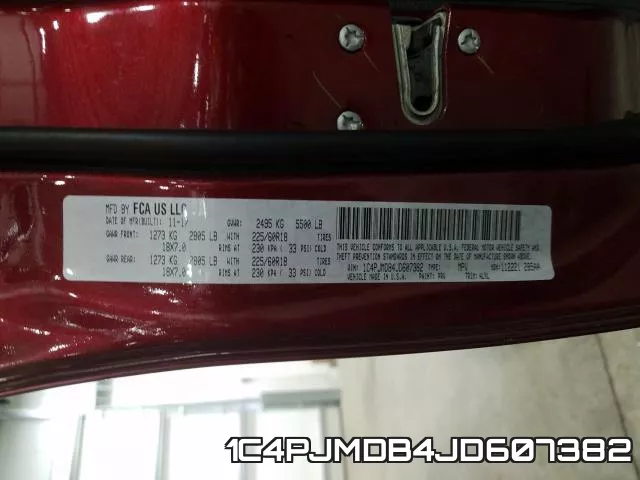 1C4PJMDB4JD607382 фото 2