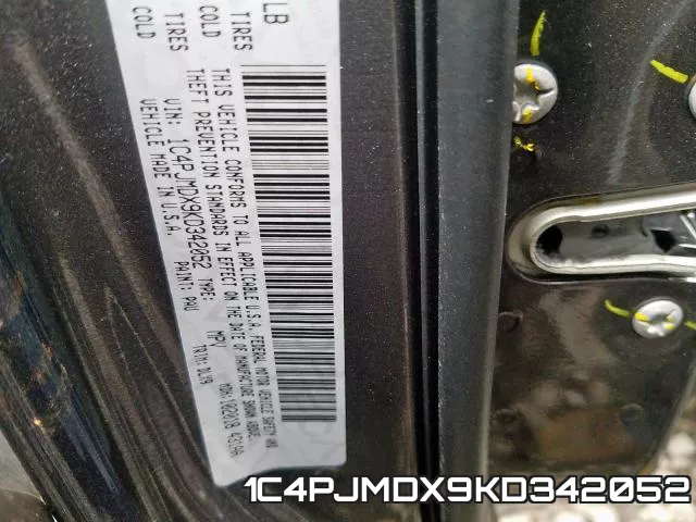 1C4PJMDX9KD342052 фото 2