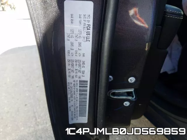 1C4PJMLB0JD569859 фото 2