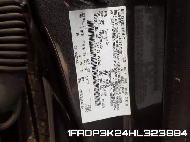 1FADP3K24HL323884 фото 2