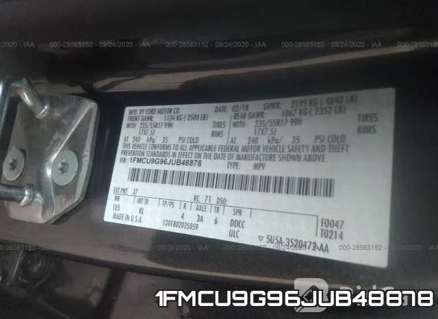 1FMCU9G96JUB48878 фото 10