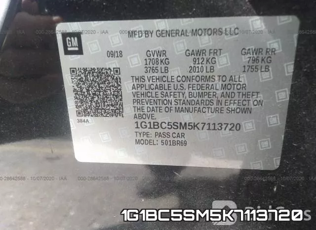 1G1BC5SM5K7113720 фото 10