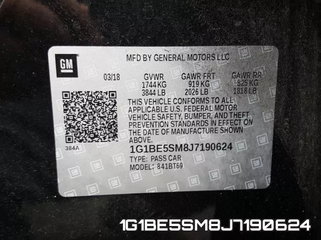 1G1BE5SM8J7190624 фото 2
