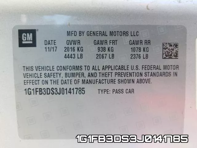 1G1FB3DS3J0141785 фото 2