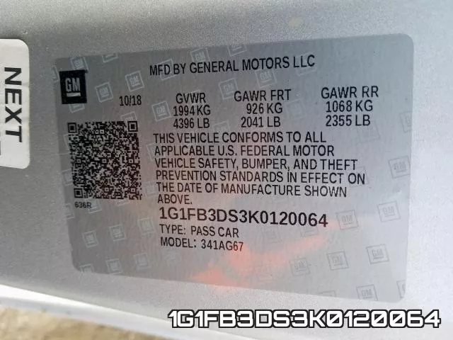 1G1FB3DS3K0120064 фото 2