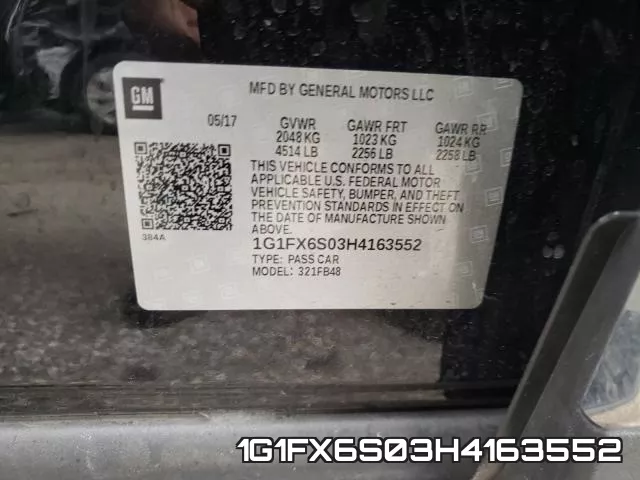 1G1FX6S03H4163552 фото 2