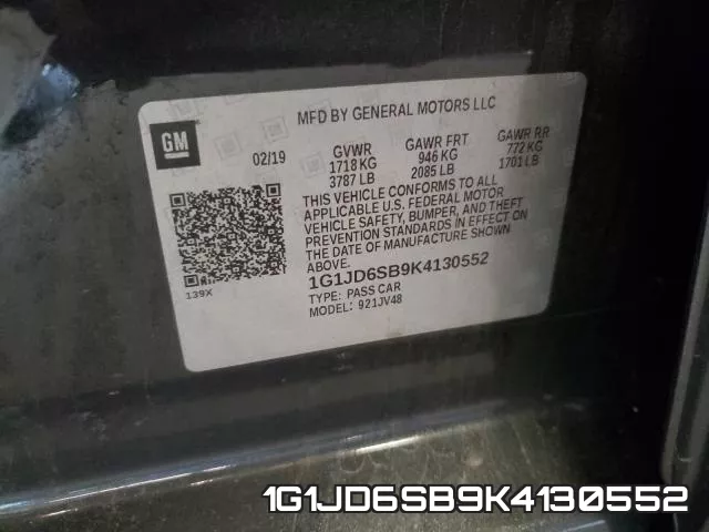 1G1JD6SB9K4130552 фото 2