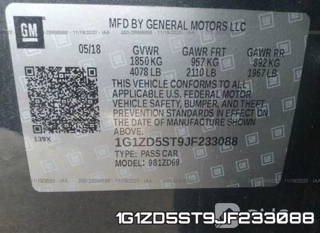 1G1ZD5ST9JF233088 фото 10