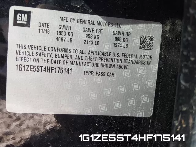 1G1ZE5ST4HF175141 фото 2