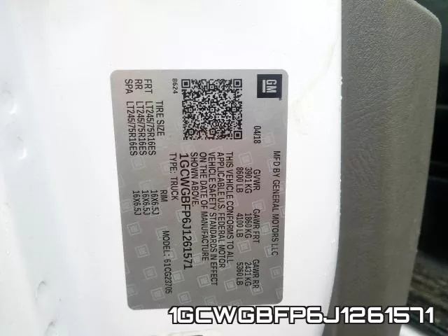 1GCWGBFP6J1261571 фото 2