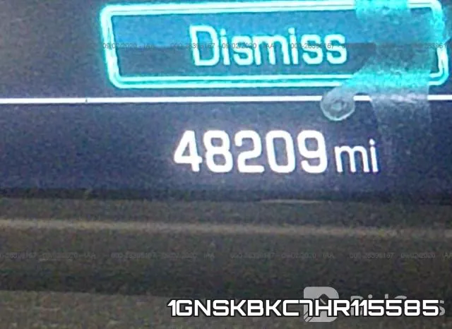 1GNSKBKC7HR115585 фото 8