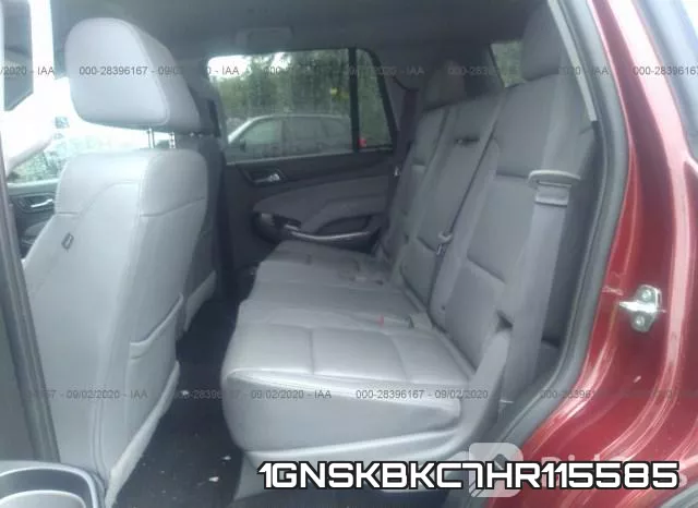 1GNSKBKC7HR115585 фото 9