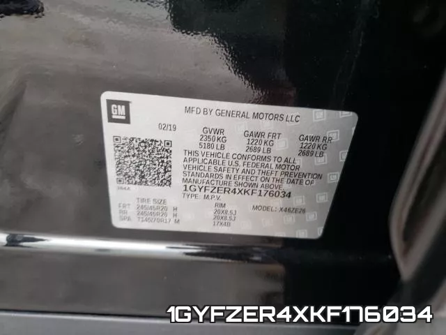 1GYFZER4XKF176034 фото 2