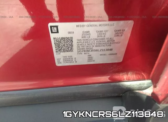 1GYKNCRS6LZ113848 фото 7
