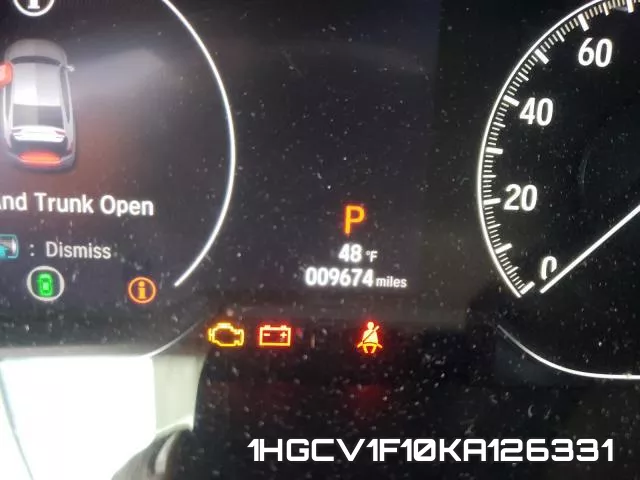 1HGCV1F10KA126331 фото 9