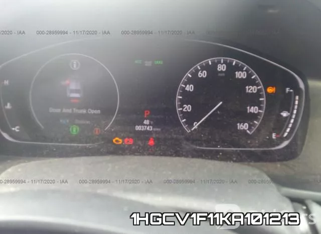 1HGCV1F11KA101213 фото 8