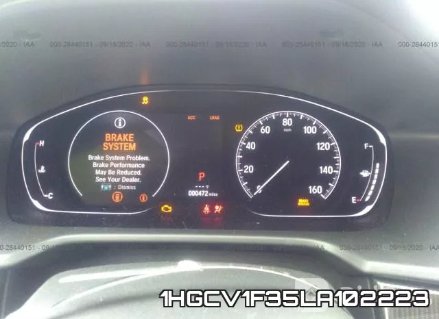 1HGCV1F35LA102223 фото 8