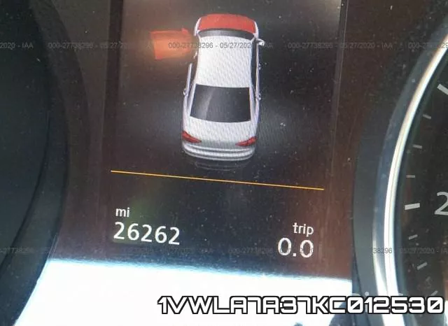1VWLA7A37KC012530 фото 8
