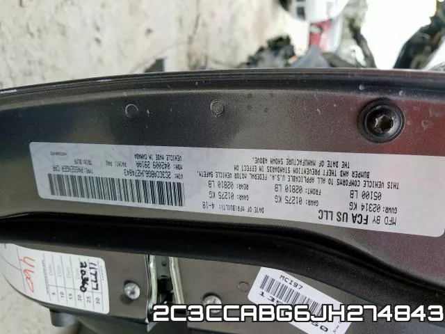 2C3CCABG6JH274843 фото 2