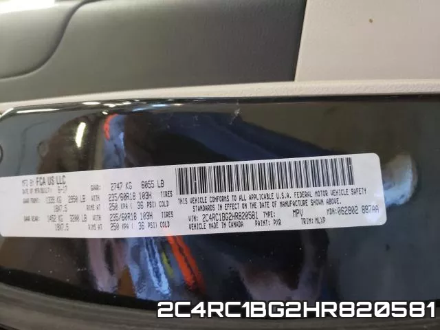 2C4RC1BG2HR820581 фото 2