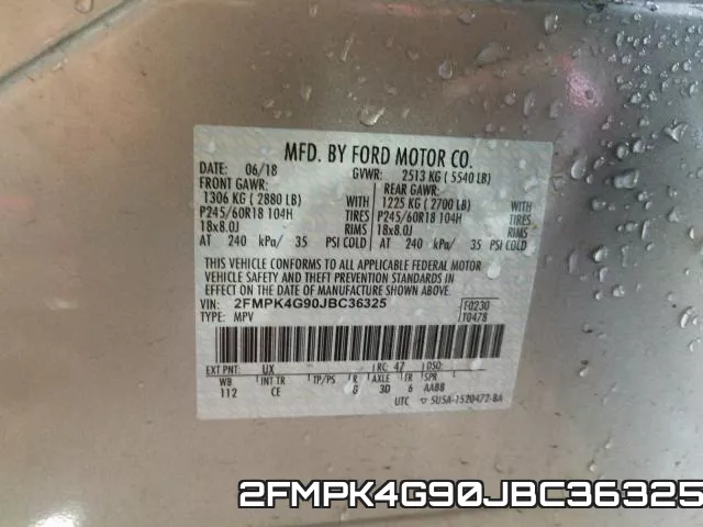 2FMPK4G90JBC36325 фото 2