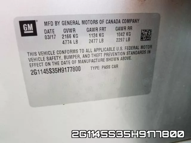 2G1145S35H9177800 фото 2