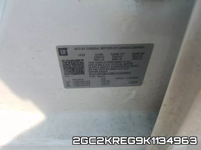 2GC2KREG9K1134963 фото 2