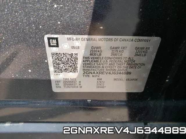2GNAXREV4J6344889 фото 2