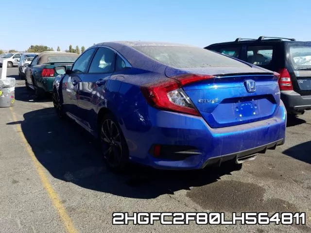 2HGFC2F80LH564811 фото 4