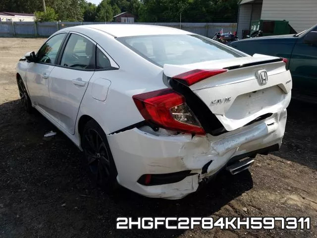 2HGFC2F84KH597311 фото 4
