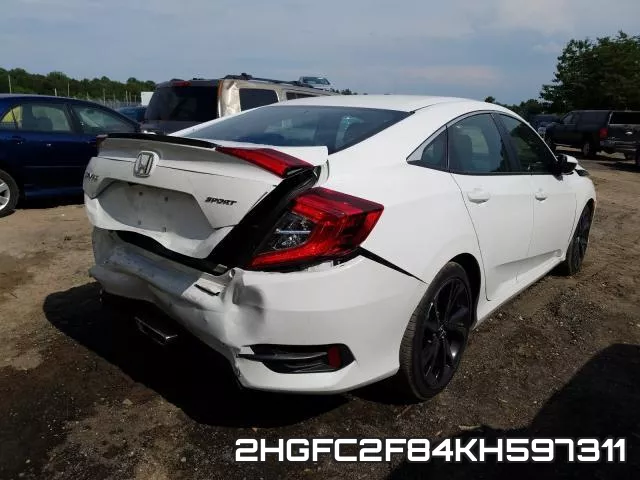 2HGFC2F84KH597311 фото 5