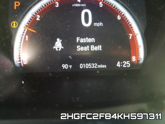 2HGFC2F84KH597311 фото 9