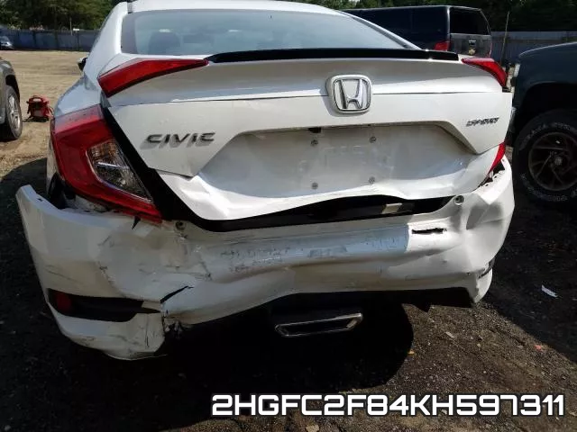 2HGFC2F84KH597311 фото 10